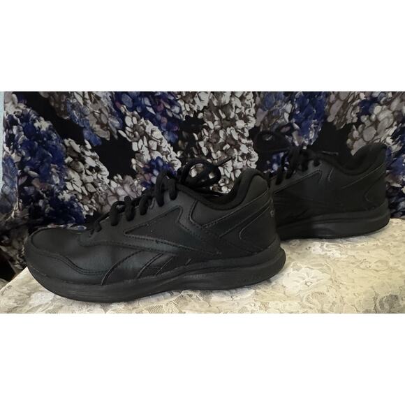 Reebok All Black, Gray Logo, Dmx Max Walk Ultra 7 DMX Walking, Size 8 - Picture 3 of 7